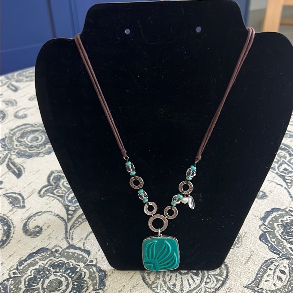 Silpada Turquoise Pendant Necklace